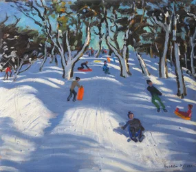 Trineo en Ladmanlow, 2012